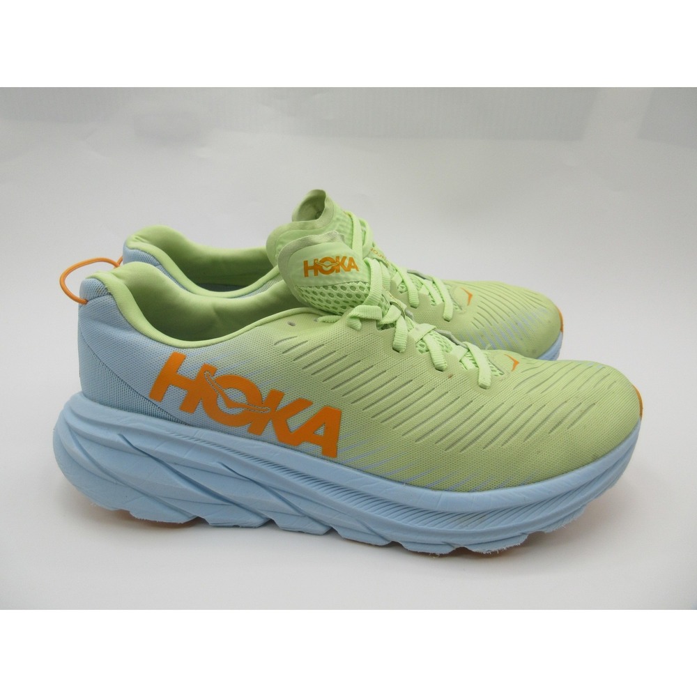 Hoka One One Rincon 3 Shoes Womens Size 11 Green Running Sneakers 1119396 BSSNG